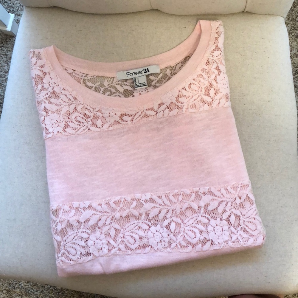 Light Pink Forever 21 top